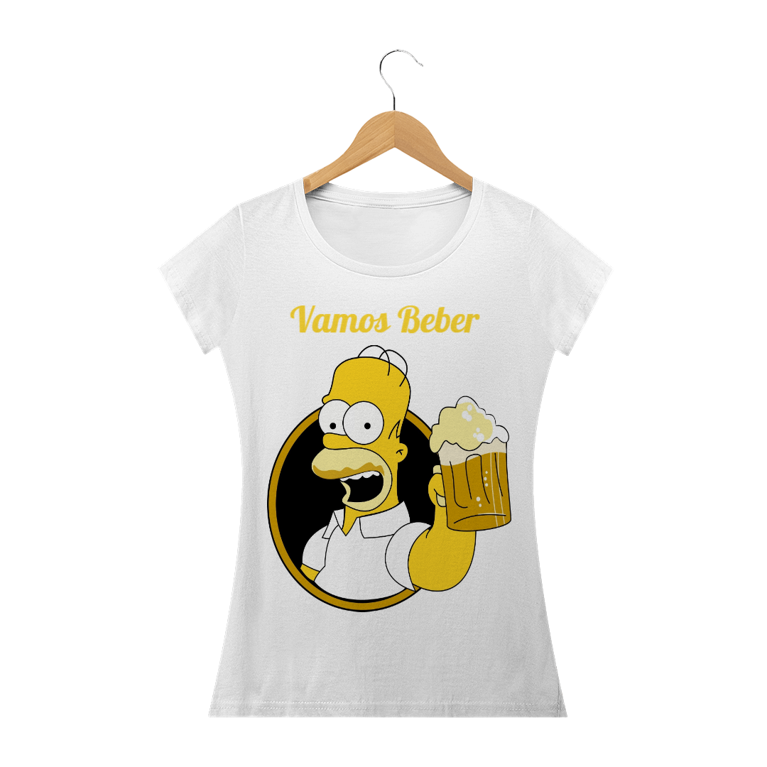 Nome do produto: Camisa Feminina do Homem Simpson
