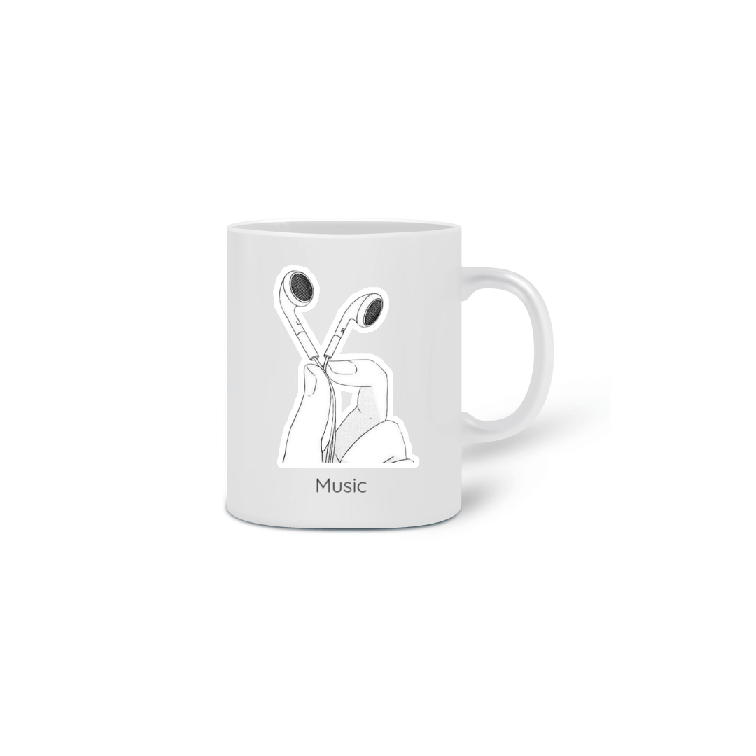 Nome do produto  Caneca Music