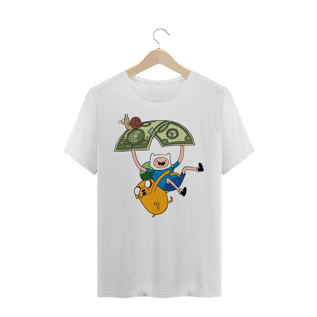 Nome do produto: Hora de Aventura Um Dollar (T-shirt)