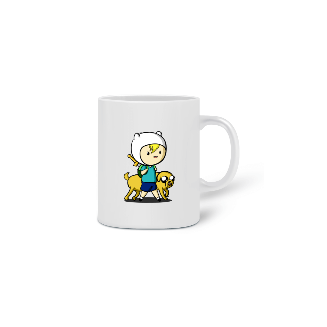 Nome do produto: Caneca Finn e Jake