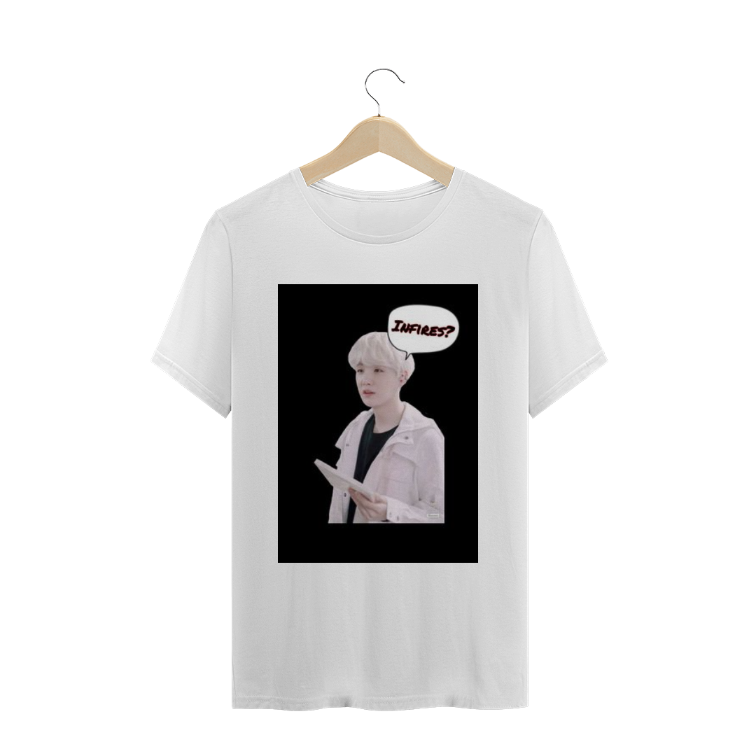 Nome do produto: Camiseta Infires? SUGA - (BTS)