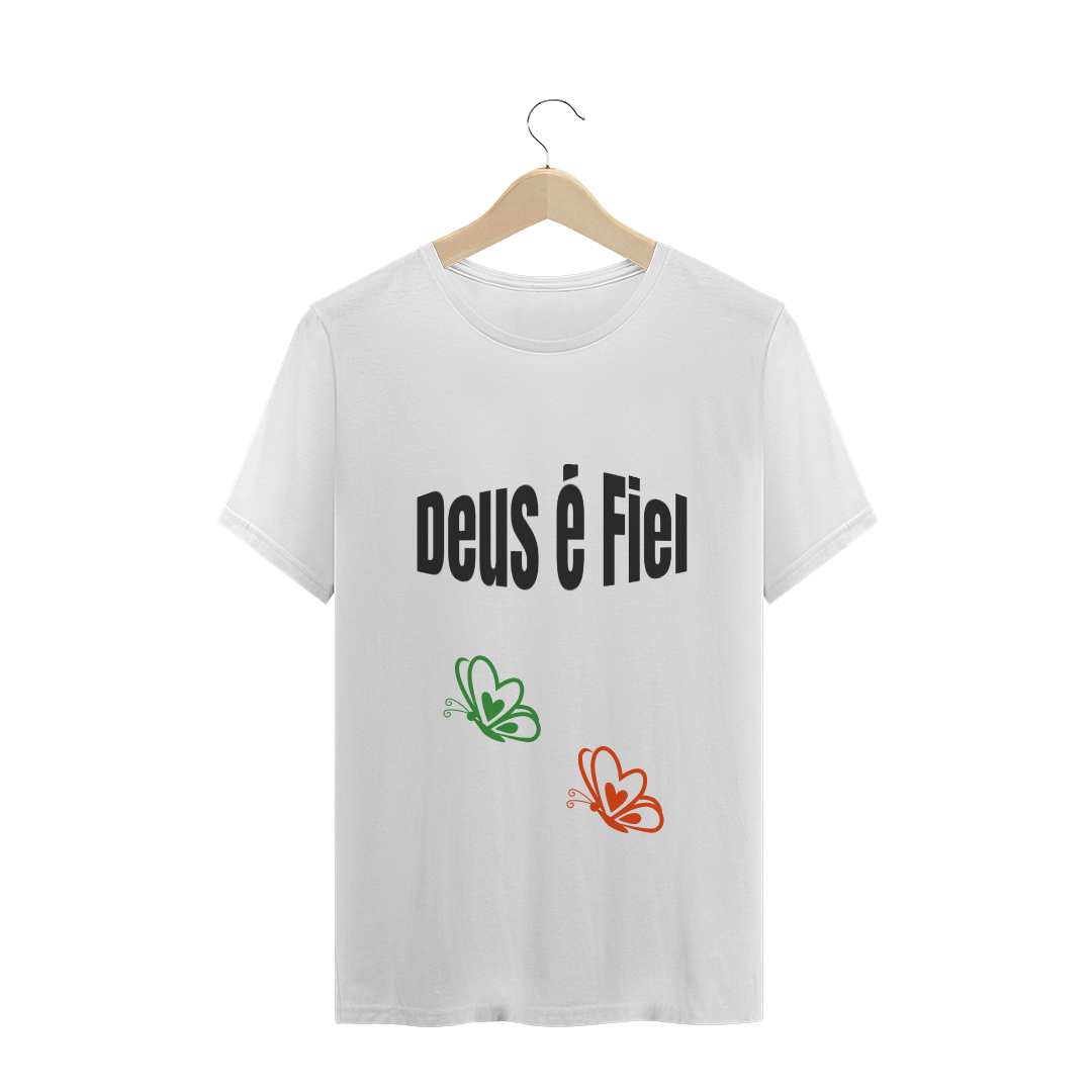 Nome do produto: Camiseta Deus é Fiel