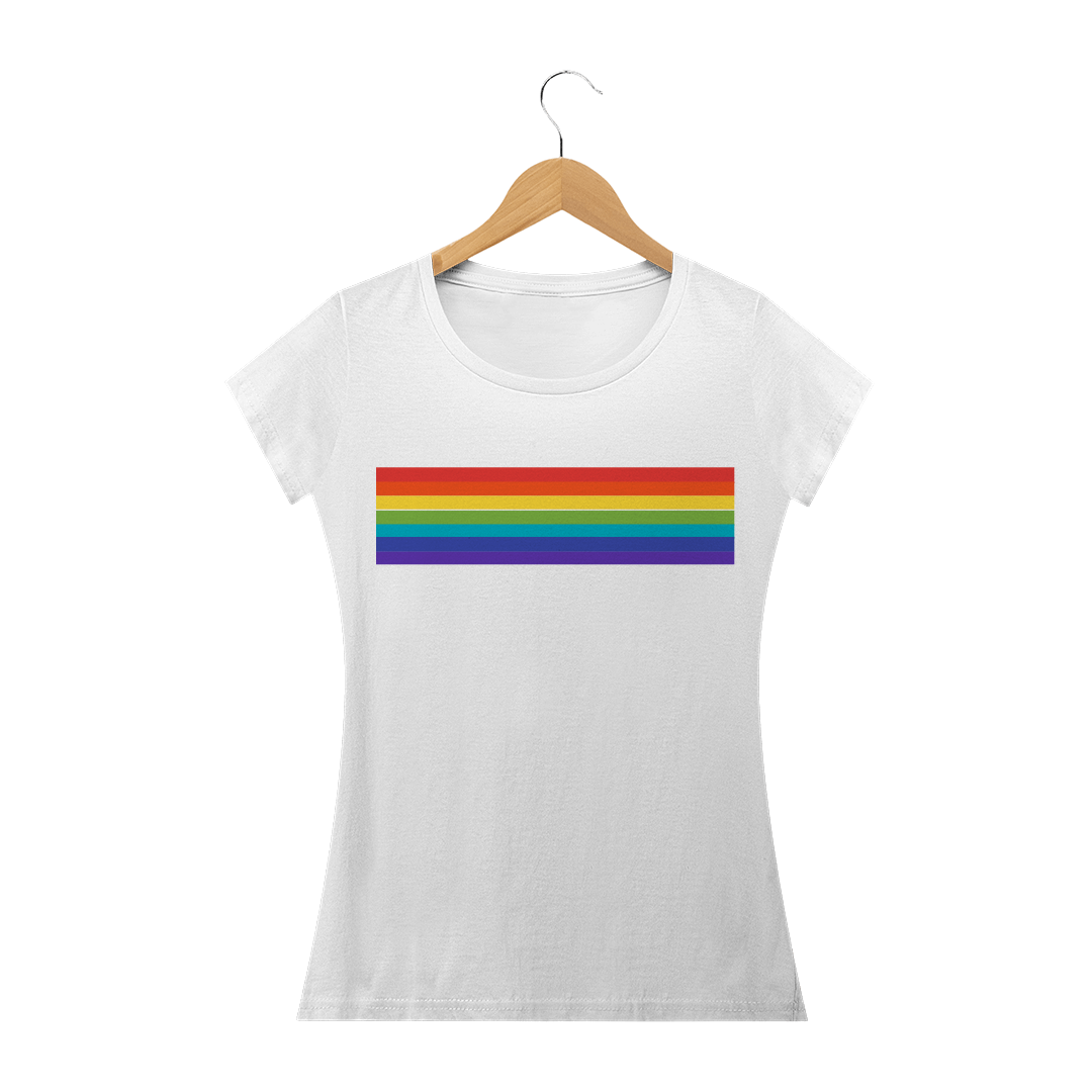 Nome do produto  CAMISETA FEMININA ARCO-ÍRIS