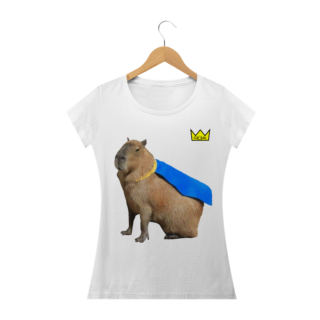 Nome do produto: Camisa super-capivara feminina 