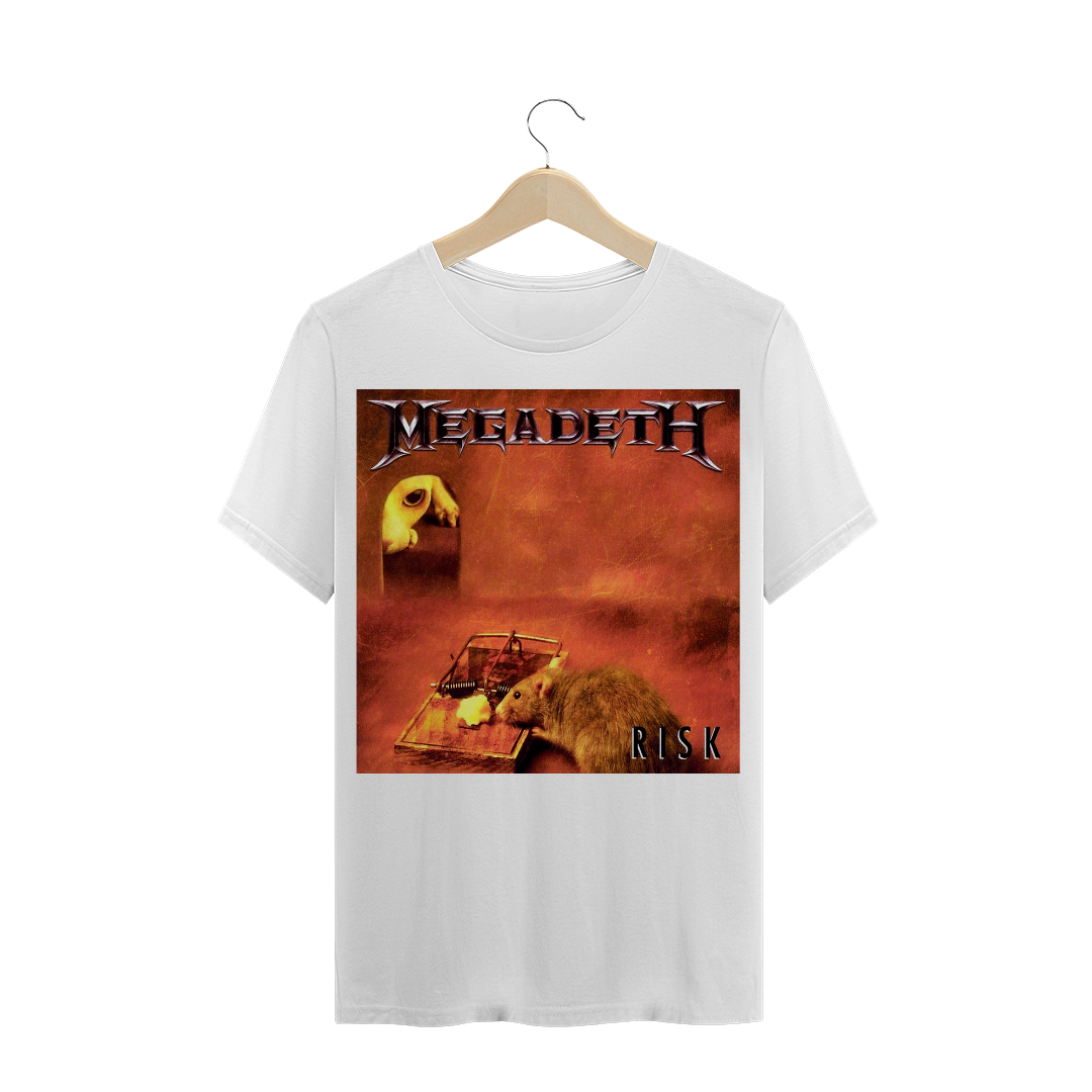 Nome do produto: Camiseta Megadeth Risk