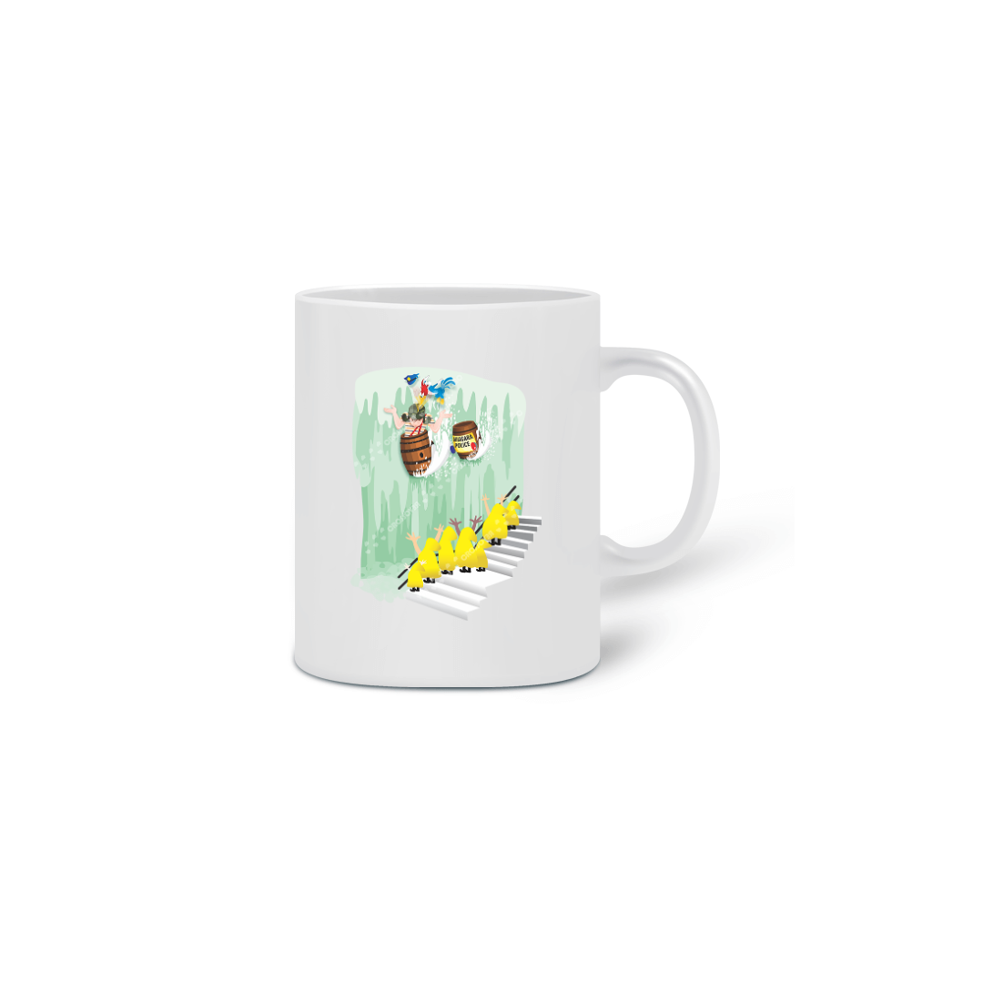 Nome do produto: Caneca Pica Pau, Chaves e Cataratas