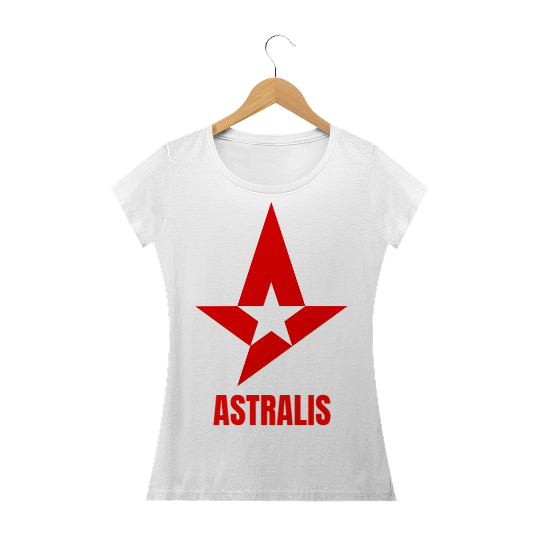 Nome do produto: Camisa Feminina Astralis CSGO