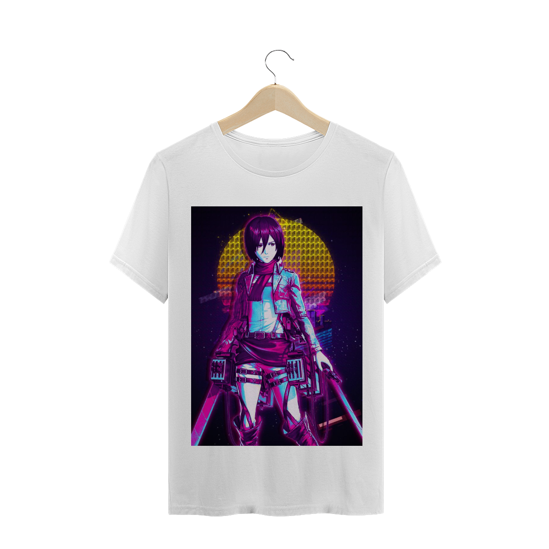 Nome do produto: Camiseta - Mikasa Neon Retrô