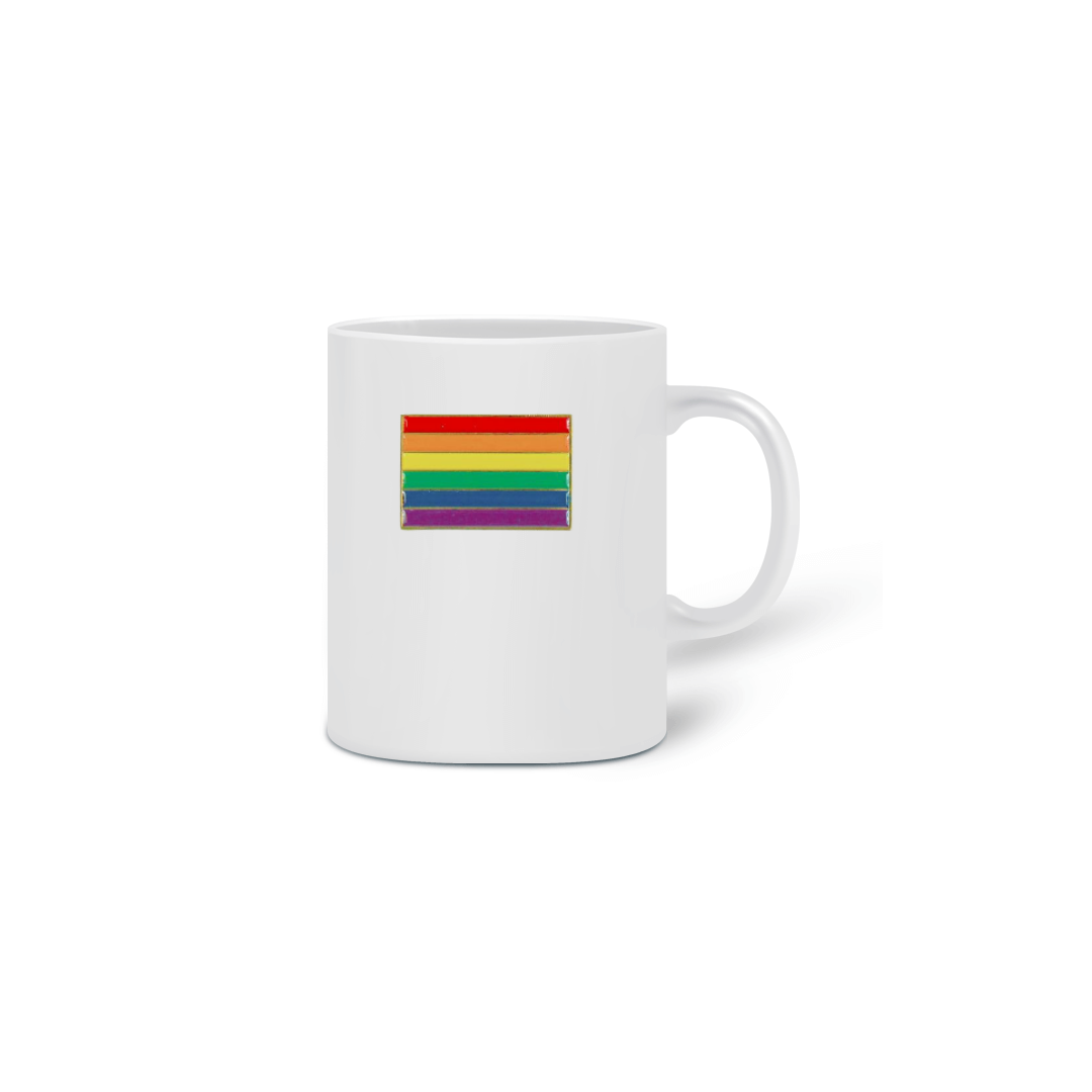 Nome do produto: CANECA BANDEIRA LGBT