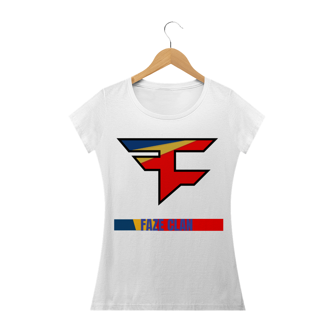 Nome do produto: Camisa Feminina Faze Clan CSGO