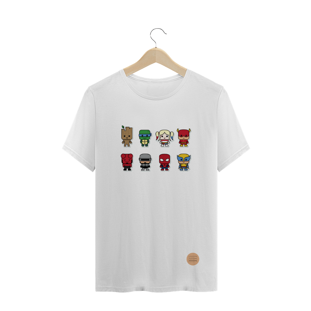 Nome do produto: Camisa mini heróis .lalu