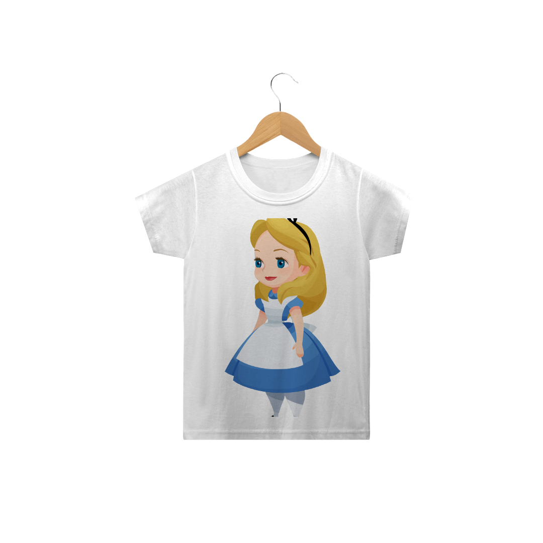 Nome do produto: Camiseta infantil Alice baby