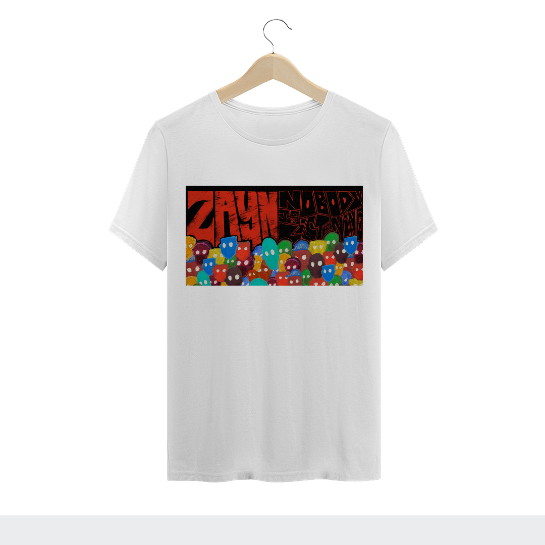 Nome do produto: Camiseta ZAYN Nobody Is Listening
