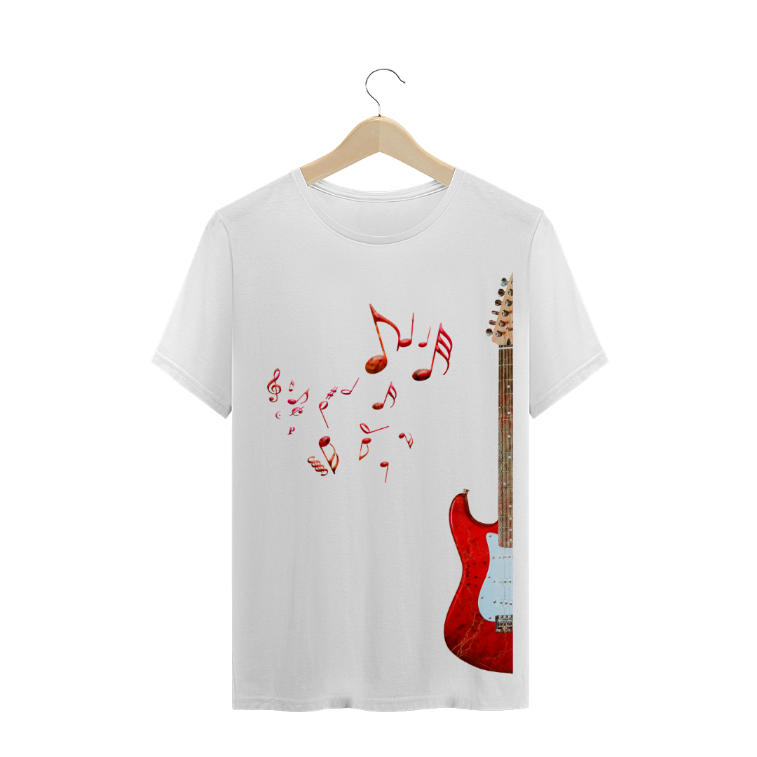 Nome do produto: CAMISETA Guitarra ao meio // música