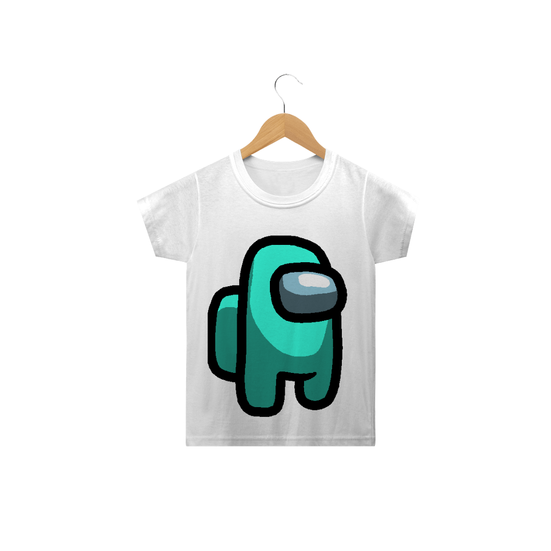 Nome do produto: Camiseta infantil Among Us Verde