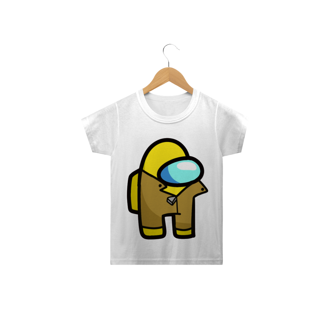 Nome do produto: Camiseta infantil Among Us amarelo 