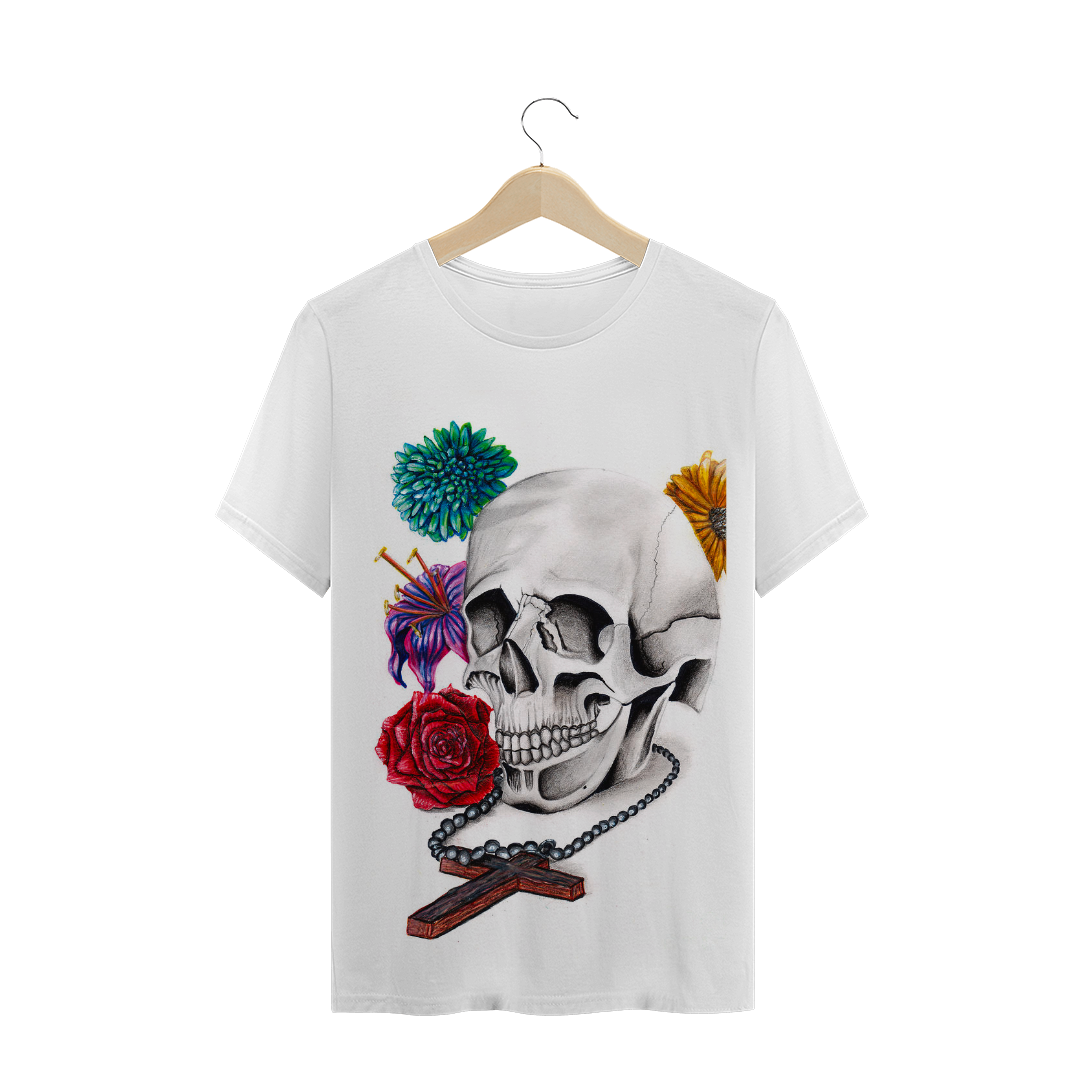 Nome do produto: Camiseta adulto Santa Morte