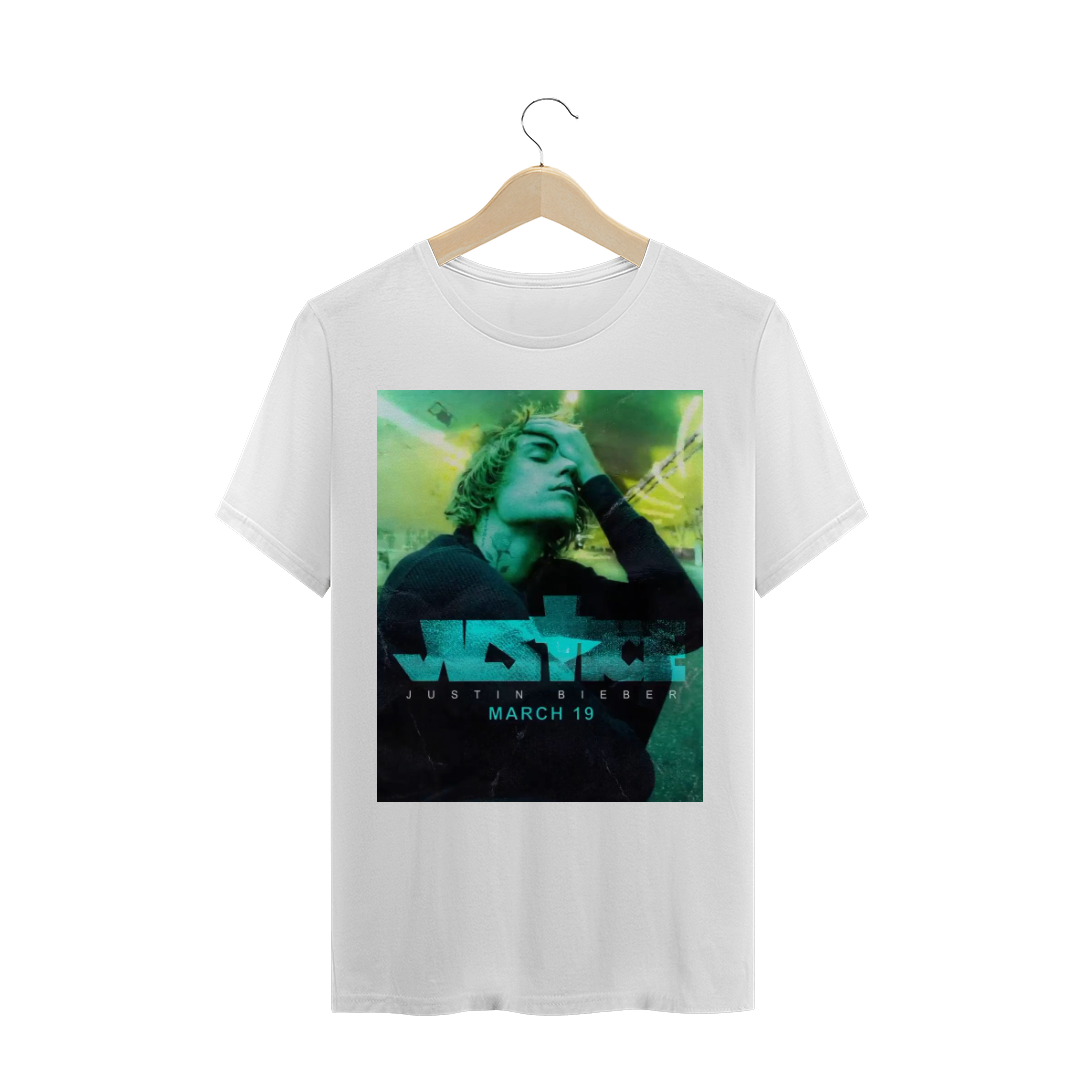 Nome do produto: Camiseta JUSTICE Justin Bieber