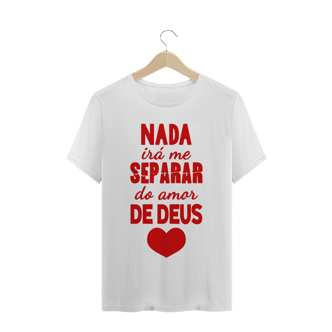 Nome do produto: CAMISETA Frase Bíblica - Rm 8:39 // cristã