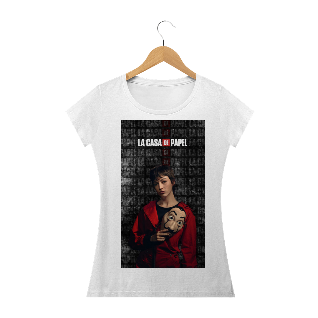 Nome do produto  Camiseta feminina La casa de papel 