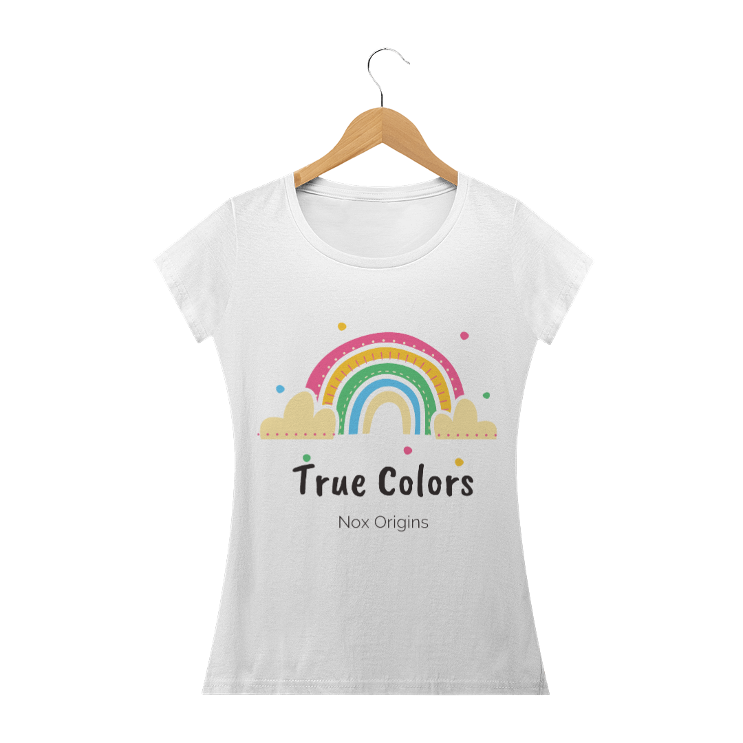 Nome do produto: Camiseta Baby Quality, True Colors - Nox