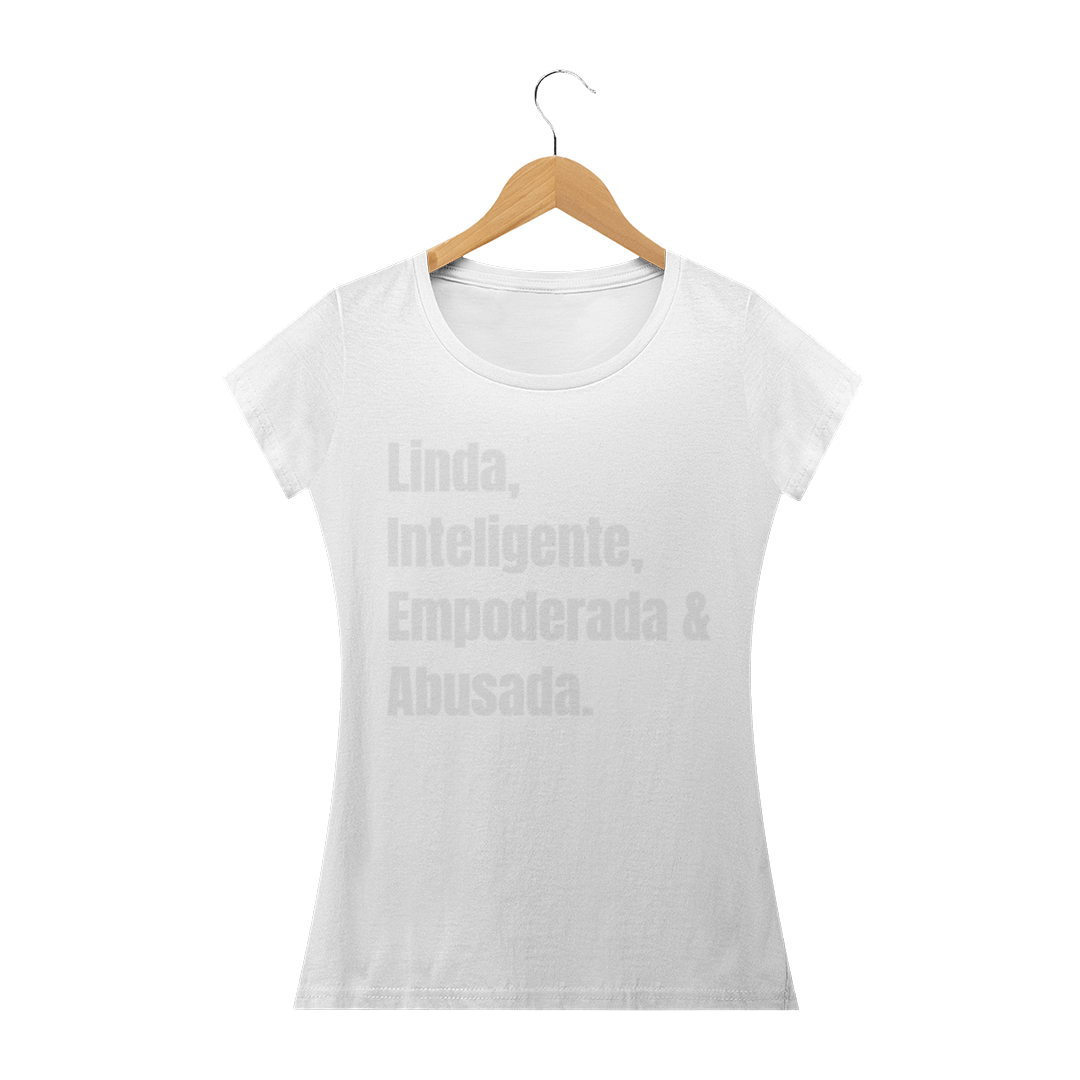 Nome do produto  Camiseta BabyLook Abusada Diversas 