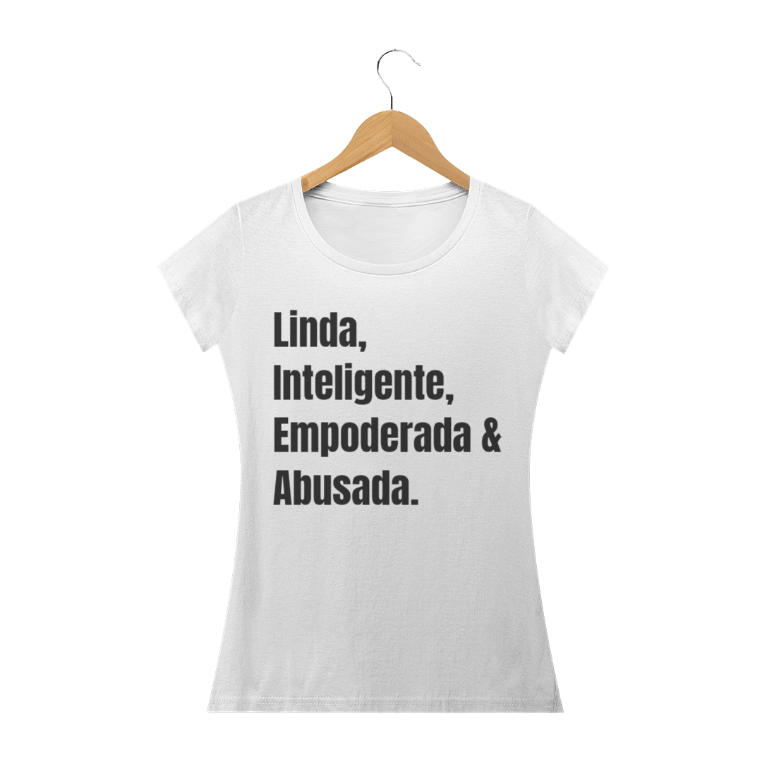 Nome do produto: Camiseta BabyLook Abusada Diversas - Opção 02