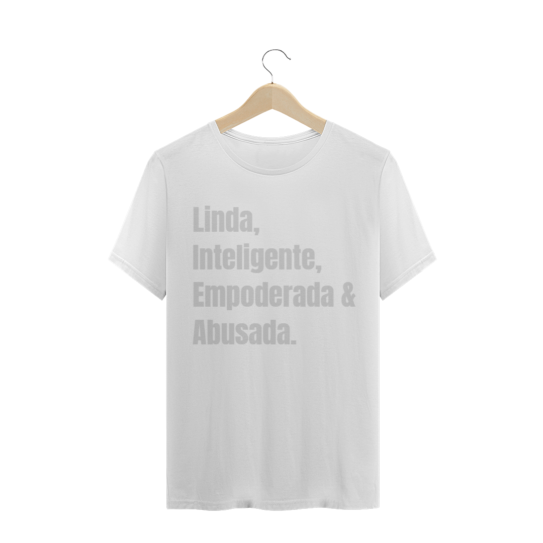 Nome do produto  Camiseta Plus Size Abusada Diversas 