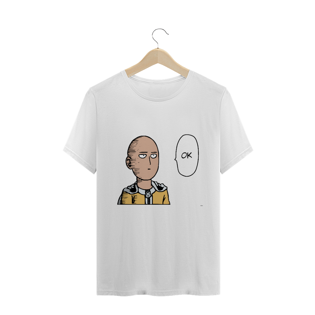 Nome do produto: Camisa Saimata One Punch Man PROMOÇÃO DE INAUGURAÇÃO DE 59,90 POR APENAS 45,69