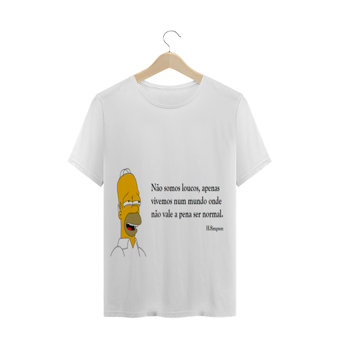 Nome do produto: T- shirt masculino simpsons