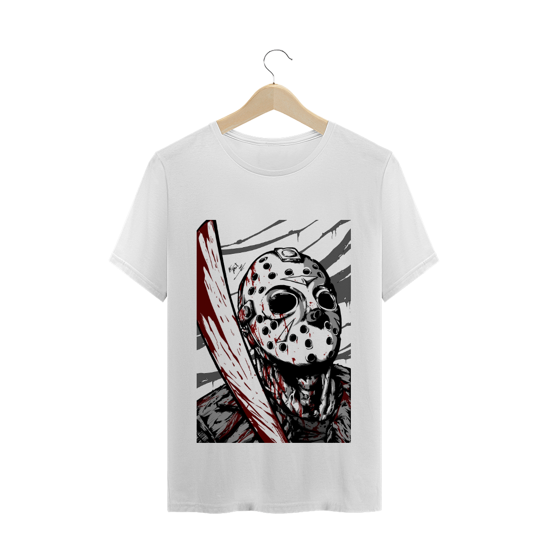 Nome do produto: Camisa Jason Killer - PROMOÇÃO DE INAUGURAÇÃO DE 59,90 POR APENAS 45,69