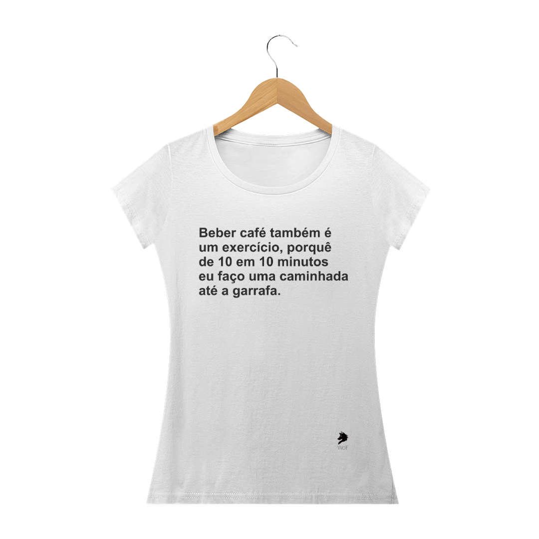 Nome do produto: Camiseta T-Shirt Quality Estampa Café - Feminina