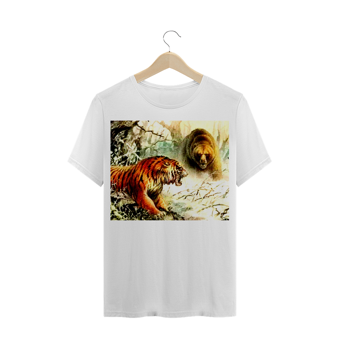 Nome do produto: TIGRE SIBERIANO VS URSO PARDO - DESENHO