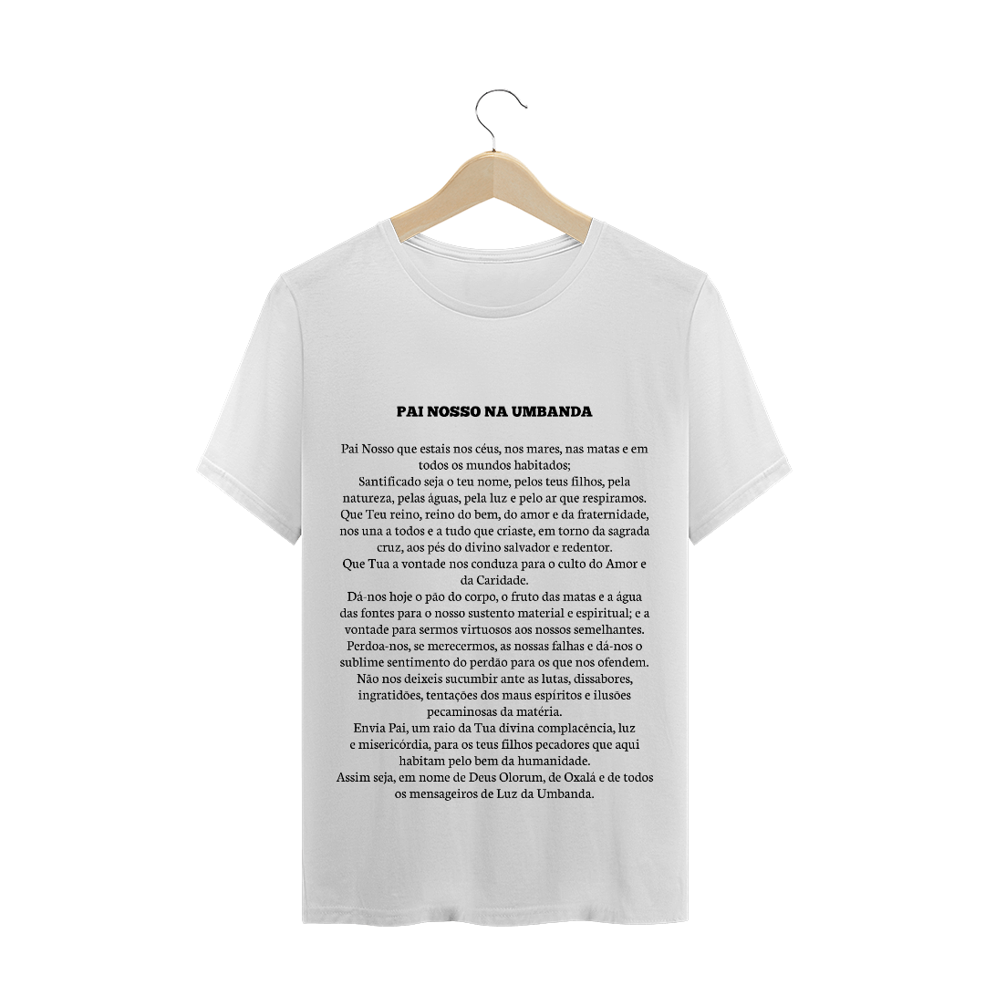 Nome do produto  Pai Nosso Umbanda (masculina) 