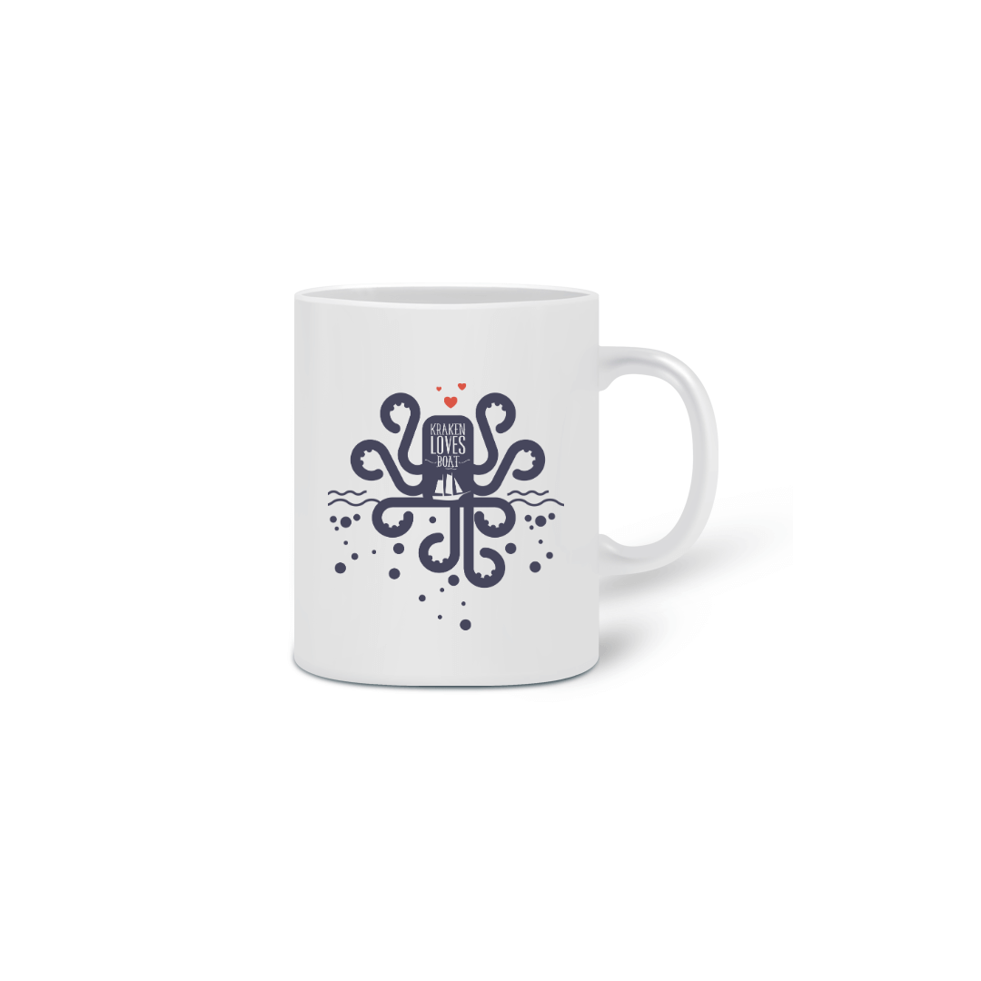 Nome do produto: Kraken Loves Boat - Caneca