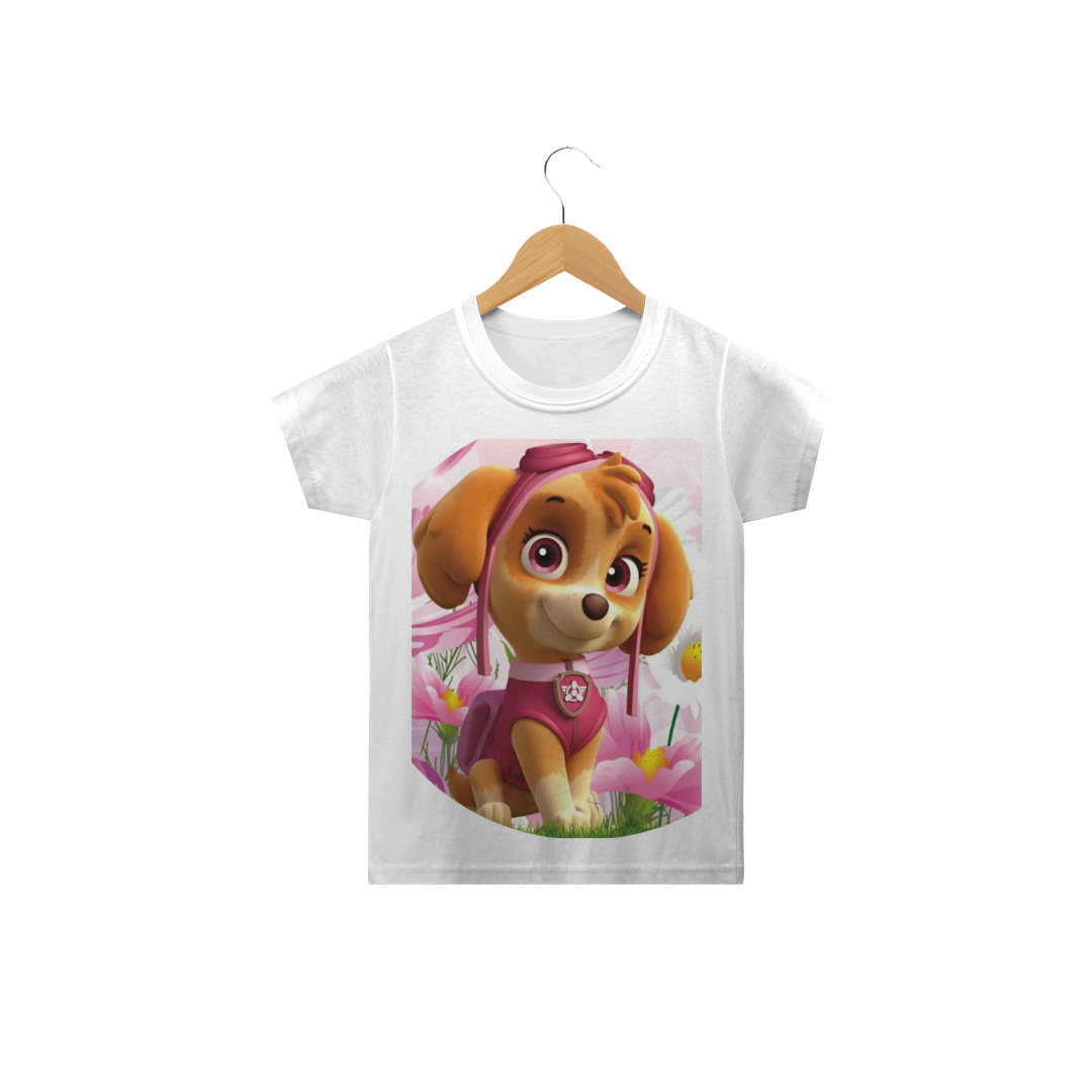 Nome do produto: camiseta skye patrulha canina