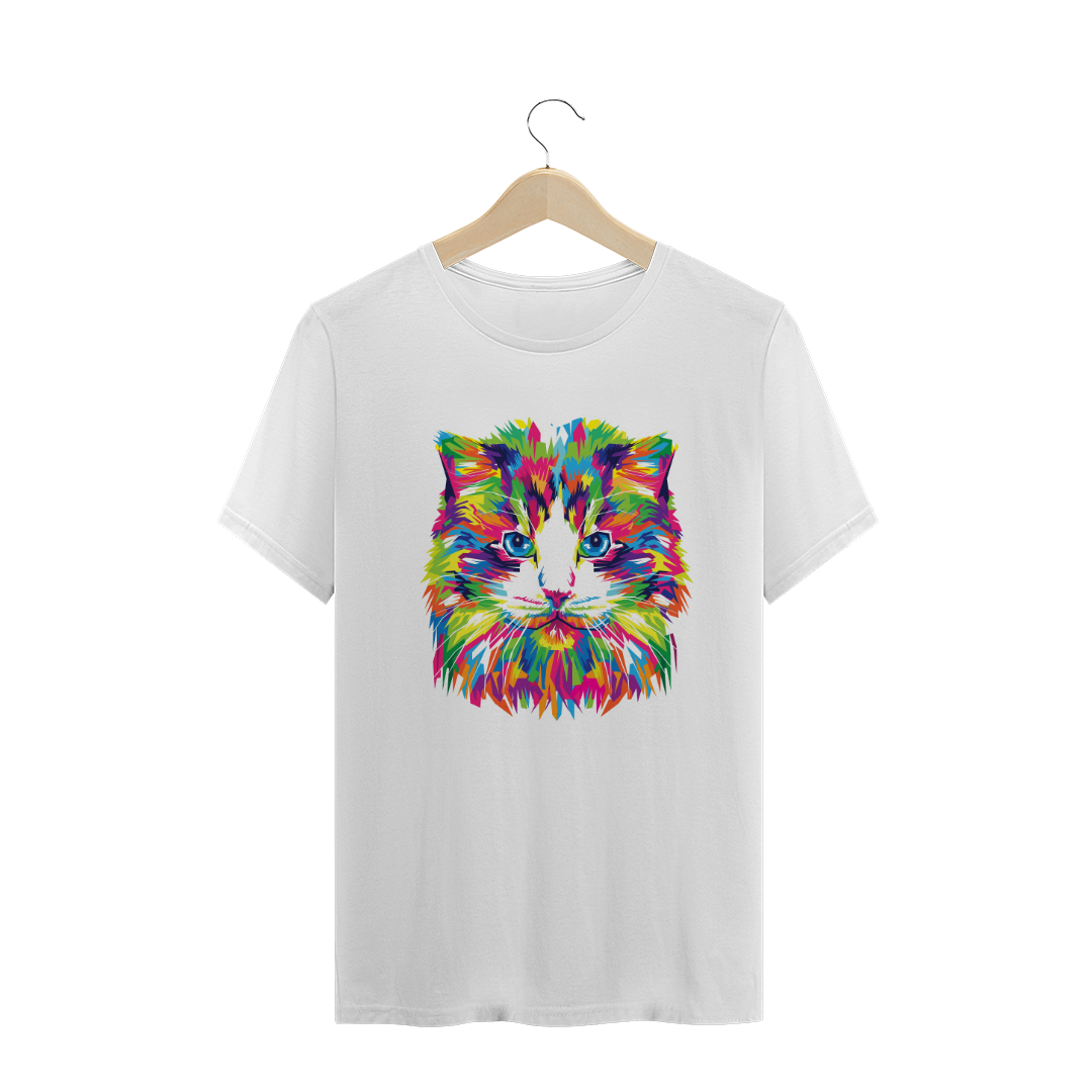 Nome do produto: T-Shirt Pluz Size Cat 