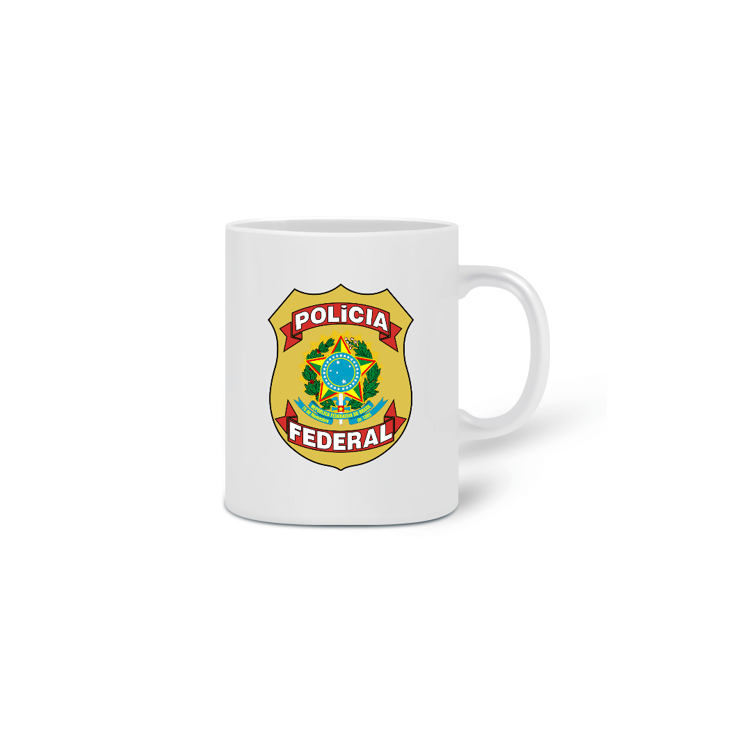 Nome do produto: CANECA POLÍCIA FEDERAL