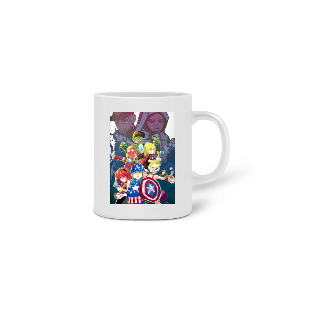 Nome do produto: Caneca Avengers Infância