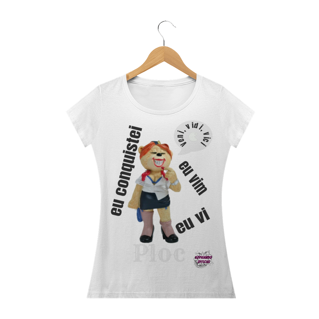 Nome do produto: Veni,Vidi,vici! Camisa Feminina Baby Long Quality