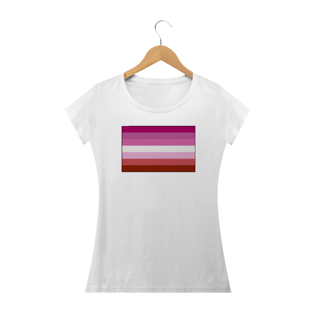 Nome do produto: Camisa Bandeira Lésbica