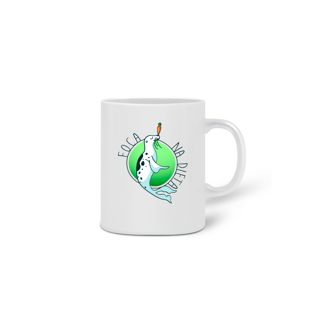 Nome do produto: Caneca Foca na Dieta