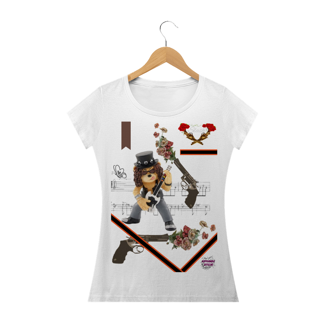 Nome do produto: Slash!!! Camisa Feminina Baby Long Quality