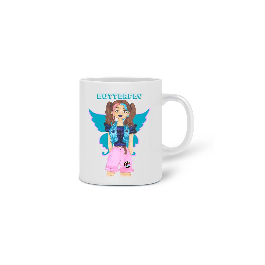 Nome do produto: Caneca Lucy butterfly 