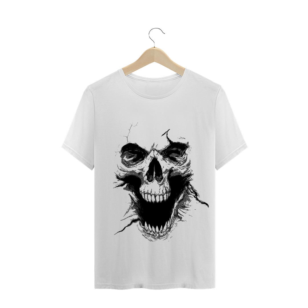 Nome do produto: Camiseta Com Estampa de Caveira