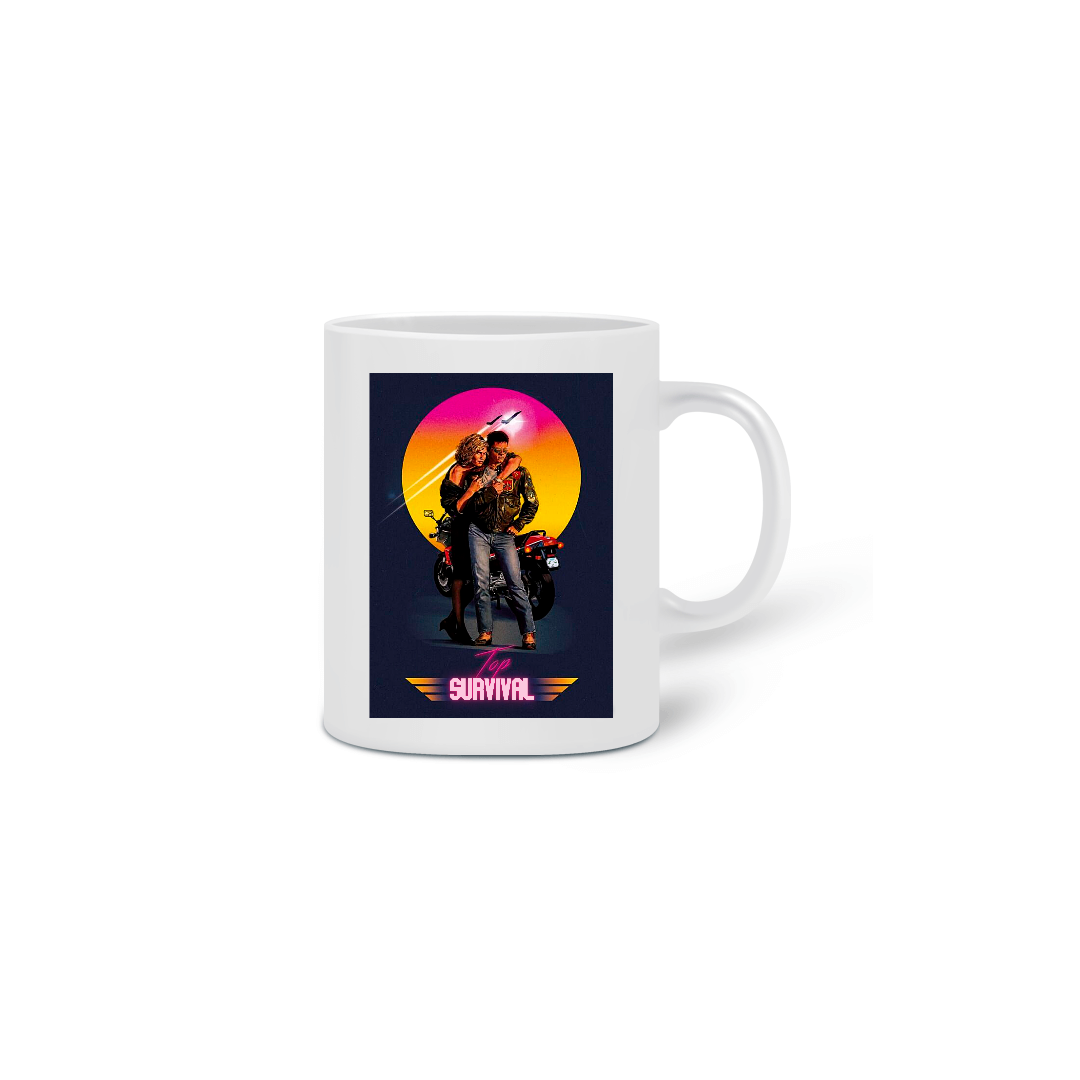 Nome do produto  CANECA BRANCA SURVIVAL TOPGUN