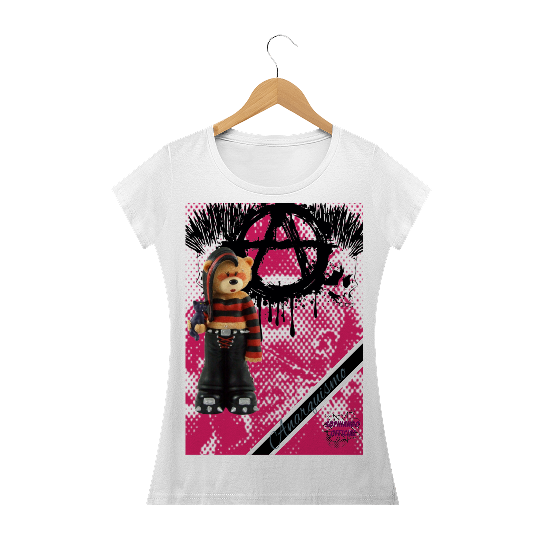 Nome do produto: Anarquismo!!! Camisa Feminina Baby Long Quality