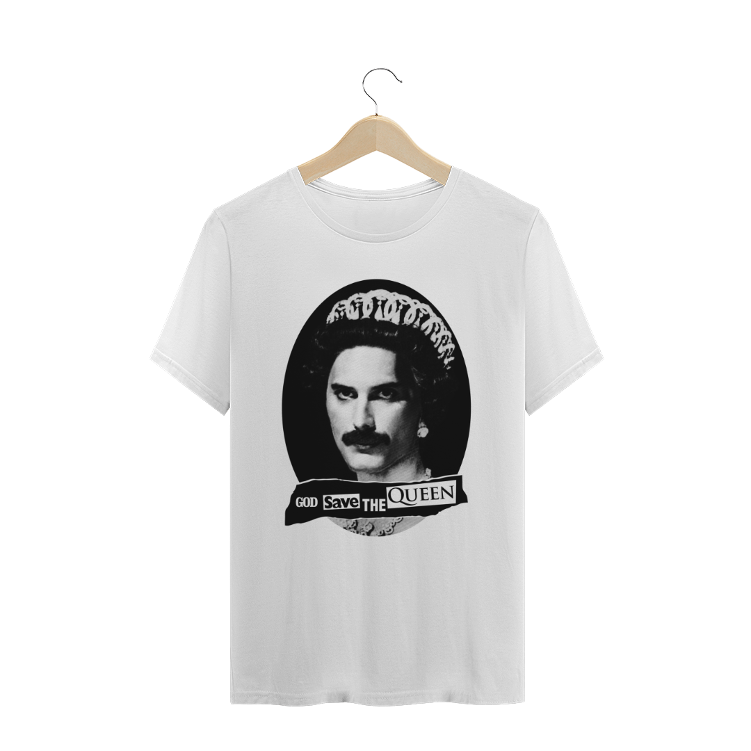 Nome do produto: CAMISETA GOD SAVE THE QUEEN