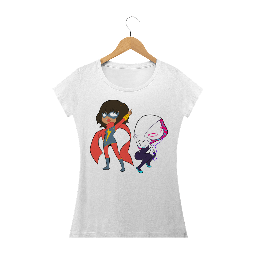 Nome do produto: CAMISETA MARVEL - MS. MARVEL & GWEN 