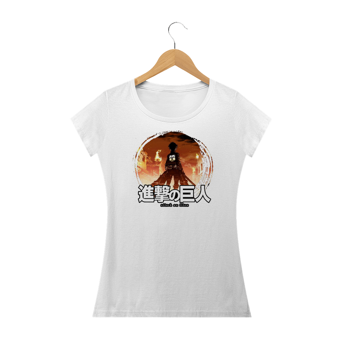 Nome do produto: Camiseta - Shingeki no Kyojin - Feminina 